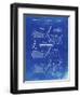 PP4 Faded Blueprint-Borders Cole-Framed Premium Giclee Print