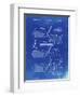 PP4 Faded Blueprint-Borders Cole-Framed Premium Giclee Print