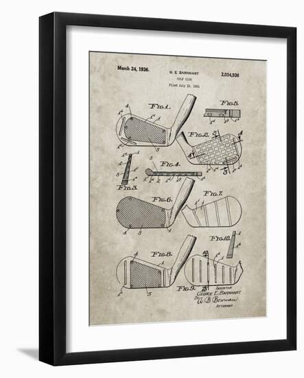 PP4 Sandstone-Borders Cole-Framed Giclee Print