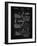 PP4 Vintage Black-Borders Cole-Framed Giclee Print