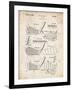 PP4 Vintage Parchment-Borders Cole-Framed Giclee Print