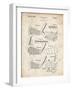 PP4 Vintage Parchment-Borders Cole-Framed Giclee Print