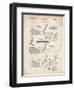 PP4 Vintage Parchment-Borders Cole-Framed Premium Giclee Print