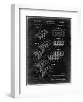 PP40 Black grunge-Borders Cole-Framed Giclee Print