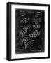 PP40 Black grunge-Borders Cole-Framed Giclee Print