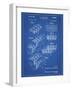 PP40 Blueprint-Borders Cole-Framed Giclee Print