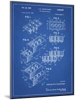 PP40 Blueprint-Borders Cole-Mounted Giclee Print