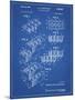 PP40 Blueprint-Borders Cole-Mounted Giclee Print