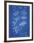 PP40 Blueprint-Borders Cole-Framed Giclee Print