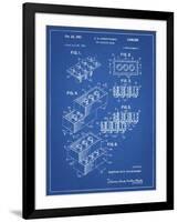 PP40 Blueprint-Borders Cole-Framed Giclee Print