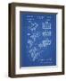 PP40 Blueprint-Borders Cole-Framed Premium Giclee Print