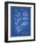 PP40 Blueprint-Borders Cole-Framed Premium Giclee Print