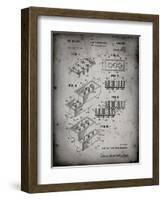 PP40 Faded Grey-Borders Cole-Framed Giclee Print