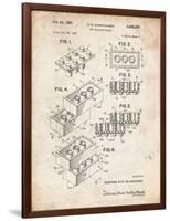 PP40 Vintage Parchment-Borders Cole-Framed Premium Giclee Print