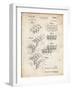 PP40 Vintage Parchment-Borders Cole-Framed Giclee Print