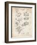 PP40 Vintage Parchment-Borders Cole-Framed Premium Giclee Print