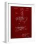 PP403-Burgundy Disney Multi Plane Camera Patent Poster-Cole Borders-Framed Giclee Print