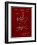 PP403-Burgundy Disney Multi Plane Camera Patent Poster-Cole Borders-Framed Giclee Print