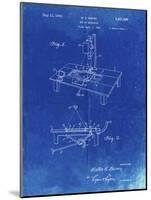 PP403-Faded Blueprint Disney Multi Plane Camera Patent Poster-Cole Borders-Mounted Giclee Print