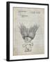 PP406-Antique Grid Parchment Troll Doll Patent Poster-Cole Borders-Framed Giclee Print