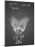 PP406-Black Grid Troll Doll Patent Poster-Cole Borders-Mounted Giclee Print