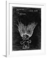 PP406-Black Grunge Troll Doll Patent Poster-Cole Borders-Framed Giclee Print