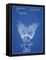 PP406-Blueprint Troll Doll Patent Poster-Cole Borders-Framed Stretched Canvas