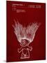 PP406-Burgundy Troll Doll Patent Poster-Cole Borders-Mounted Giclee Print