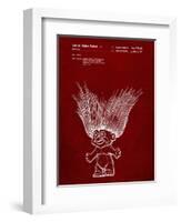 PP406-Burgundy Troll Doll Patent Poster-Cole Borders-Framed Giclee Print