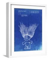 PP406-Faded Blueprint Troll Doll Patent Poster-Cole Borders-Framed Giclee Print