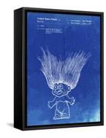 PP406-Faded Blueprint Troll Doll Patent Poster-Cole Borders-Framed Stretched Canvas