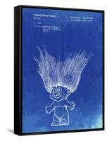 PP406-Faded Blueprint Troll Doll Patent Poster-Cole Borders-Framed Stretched Canvas