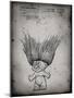 PP406-Faded Grey Troll Doll Patent Poster-Cole Borders-Mounted Giclee Print