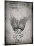 PP406-Faded Grey Troll Doll Patent Poster-Cole Borders-Mounted Giclee Print