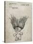 PP406-Sandstone Troll Doll Patent Poster-Cole Borders-Stretched Canvas