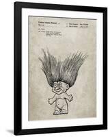 PP406-Sandstone Troll Doll Patent Poster-Cole Borders-Framed Giclee Print