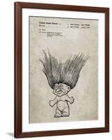 PP406-Sandstone Troll Doll Patent Poster-Cole Borders-Framed Giclee Print