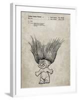 PP406-Sandstone Troll Doll Patent Poster-Cole Borders-Framed Giclee Print