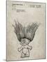 PP406-Sandstone Troll Doll Patent Poster-Cole Borders-Mounted Giclee Print