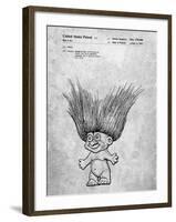 PP406-Slate Troll Doll Patent Poster-Cole Borders-Framed Giclee Print