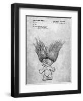 PP406-Slate Troll Doll Patent Poster-Cole Borders-Framed Premium Giclee Print