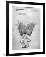 PP406-Slate Troll Doll Patent Poster-Cole Borders-Framed Giclee Print