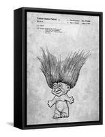 PP406-Slate Troll Doll Patent Poster-Cole Borders-Framed Stretched Canvas