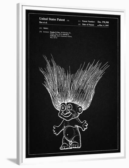 PP406-Vintage Black Troll Doll Patent Poster-Cole Borders-Framed Premium Giclee Print