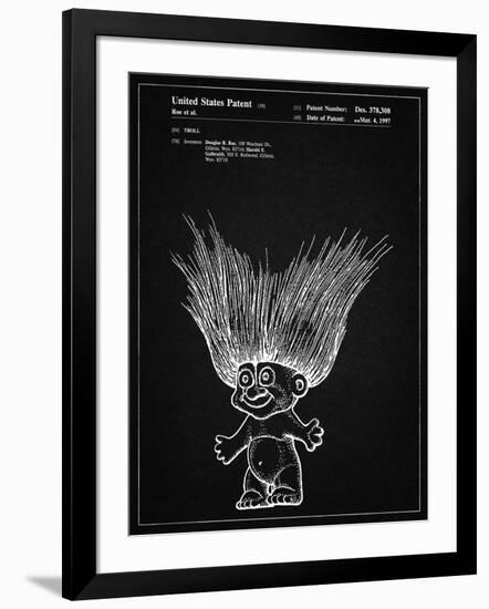 PP406-Vintage Black Troll Doll Patent Poster-Cole Borders-Framed Giclee Print