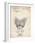 PP406-Vintage Parchment Troll Doll Patent Poster-Cole Borders-Framed Giclee Print