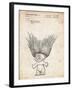 PP406-Vintage Parchment Troll Doll Patent Poster-Cole Borders-Framed Giclee Print