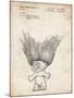 PP406-Vintage Parchment Troll Doll Patent Poster-Cole Borders-Mounted Giclee Print