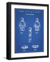 PP41 Blueprint-Borders Cole-Framed Giclee Print