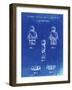 PP41 Faded Blueprint-Borders Cole-Framed Premium Giclee Print